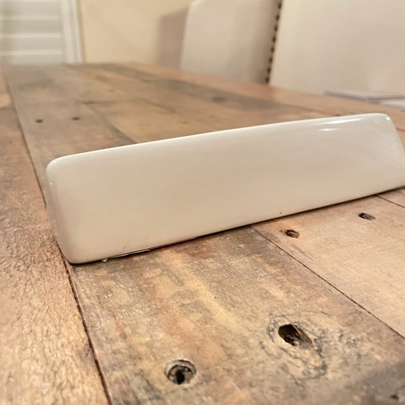 ✔️SOLD✔️Rae Dunn SHINE BRIGHT ceramic white desk plaque office decor - Picture 2 of 3